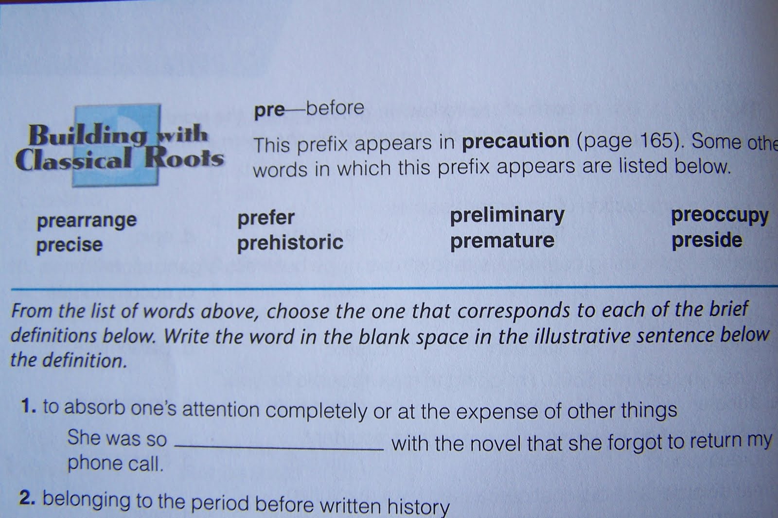 Vocabulary Level F Unit 2 Answers Vocab Le
